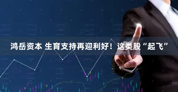 鸿岳资本 生育支持再迎利好！这类股“起飞”